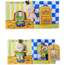 Load image into Gallery viewer, Baby Ch Book Washroom Puzzle Study Take A Bath Go To The Toilet Ring Papers - Combo 4 Units