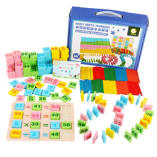 Load image into Gallery viewer, 100Pcs Counting Rods + 200Pcs Number Cards Domino