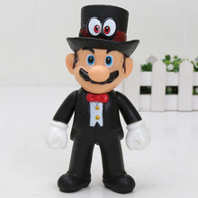 Load image into Gallery viewer, Super Mario Bros Odyssey Bowser Koopa Troopa Yoshi Mario Luigi Wario Donkey Kong Peach Mushroom Figure Toys Model Dolls  - Combo  5 Pcs