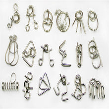 Load image into Gallery viewer, 18Pcs - Set Unisex Stainless Steel Slide Puzzle Buckle Ring