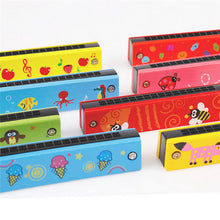 Load image into Gallery viewer, Random Color Childred&#39;s Toys Infant Kids 16 Holes Mini Harmonica - Combo 5 Units