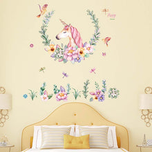 Load image into Gallery viewer, Unicorn Wall Stickers Unicornio Birthday Party
