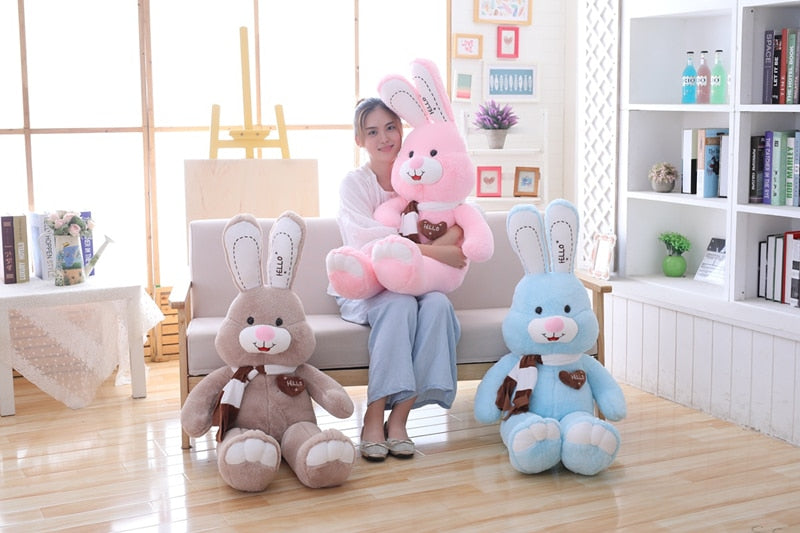 1Pc 80 100Cm Big Size Cute Rabbit Plush Toy