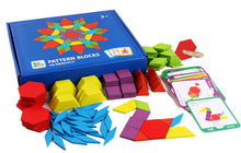 Load image into Gallery viewer, 155Pcs Montessori Wooden Jigsaw Puzzle Board Set Colorful Baby Educational Wooden