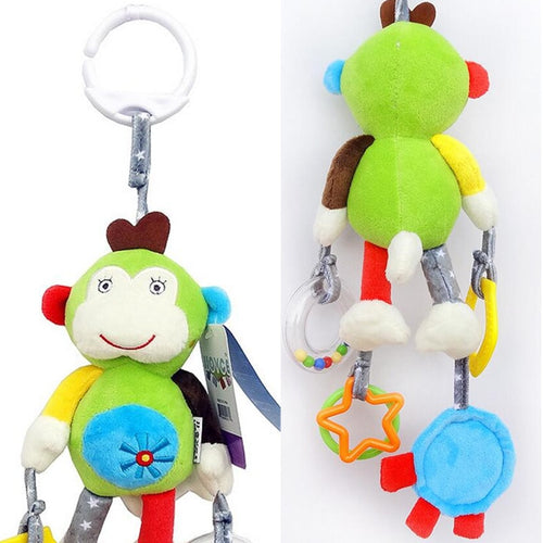 Baby Infant Animal Soft Rattles Bed Crib Stroller Music Hanging Bell - Combo 5 Units