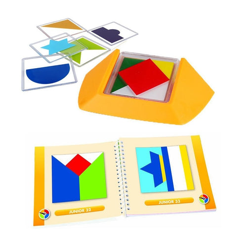 18Pcs Puzzle Tiles Challenge Fun Game