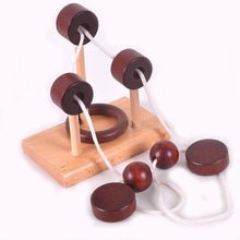 Load image into Gallery viewer, Wooden 3D Puzzle Toy Topology Toy Intelligent Loop Puzzle