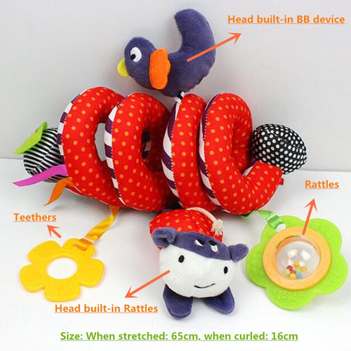 Multipurpose Bed Circle Bed Round With Sound Paper & Mirror Caterpillar - Combo 5 Units