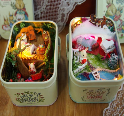 Diy Model Doll House Miniatures Furnitures Wooden