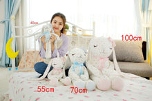 Load image into Gallery viewer, 100 Cm Soft Rabbit Plush Toy Stuffed Cute - Blue