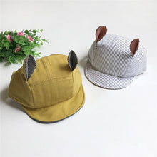 Load image into Gallery viewer, Summer Infant Cap Cute Casual Striped Soft Eaves Baseball Cap - Combo 5 Units