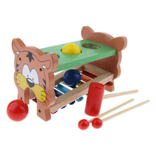 Load image into Gallery viewer, 2-In-1 Musical Instrument Wooden Hammering Ball Xylophone
