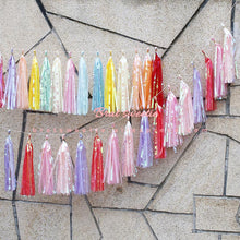 Load image into Gallery viewer, Unicorn Party Paper Foil Tissue Tassel - Combo 5 Units