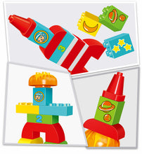 Load image into Gallery viewer, 18Pcs Numbers Rocket Big Size Building Blocks