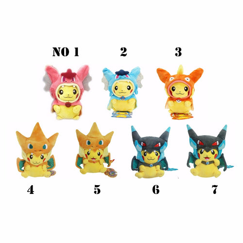 7 Kinds Option Baby Plush Toys Pocket Cosplay