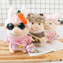 Load image into Gallery viewer, 25 Cm Pig Plush Toy Soft Stuffed Animal Clothing Changeable