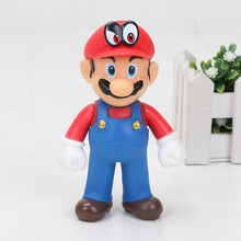 Load image into Gallery viewer, Super Mario Bros Odyssey Bowser Koopa Troopa Yoshi Mario Luigi Wario Donkey Kong Peach Mushroom Figure Toys Model Dolls - Combo 6 Units