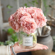 Load image into Gallery viewer, Peony Artificial Flowers Silk Flower Bouquet - Combo 5 Units