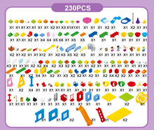 Load image into Gallery viewer, 230Pcs Large Blocks Happy Dreamland Building Blocks Set Kids Diy Creative Compatible With Duploe Toy