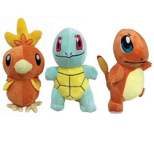Squirtle Torchic Charmander Animal Dolls 18Cm Cartoon Plush Toy