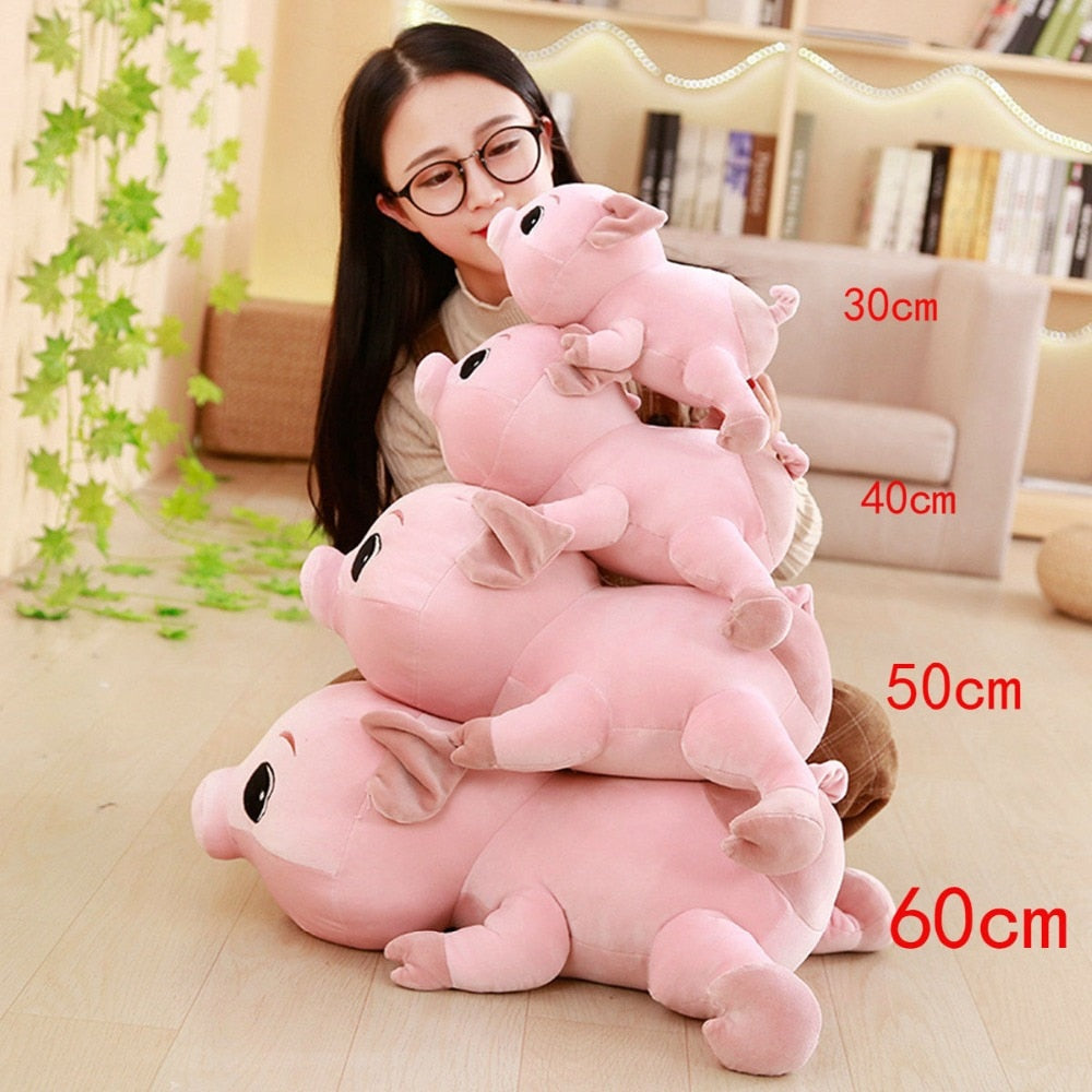 30-40-50-60 Cm Soft Pink Pig Plush Toy Soft Stuffed