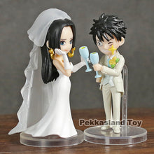 Load image into Gallery viewer, One Piece Monkey D Luffy Vs Boa Hancock Get Married Pvc Figures Toys