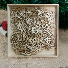 Load image into Gallery viewer, 260Pcs Wooden Alphabet Letter Cards Board With Storage Box