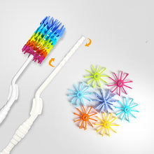 Load image into Gallery viewer, Baby Silicone Nursing Bottle Brush Cleaner Hand 360 Degree - Combo 3 Units