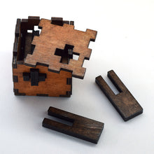 Load image into Gallery viewer, 1 Pc 3D Russia Ming Luban Puzzle Interlocking Wooden Cubes