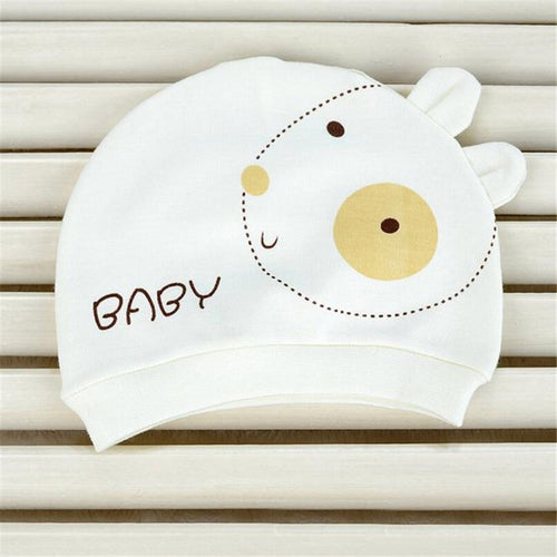 Baby Hat Cartoon Sheep Printed Newborn - Combo 3 Units