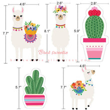 Load image into Gallery viewer, 30Pcs Set Alpaca Party Llama Cactus Hanging Swirl Decorations