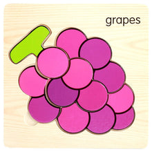 Load image into Gallery viewer, Educational Toy Colorful Wooden Cartoon Fruit - Combo 5 Units