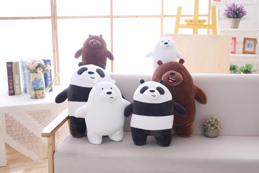 1Pc 45Cm Cartoon We Bare Bears Plush Toy
