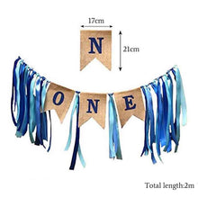 Load image into Gallery viewer, Baby 1St Birthday Girl Boy Decorations Blue Pink Party - Combo 5 Units