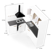 Load image into Gallery viewer, 1.12 Miniature Kitchen Furniture Set Doll House