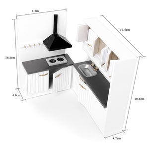 1.12 Miniature Kitchen Furniture Set Doll House