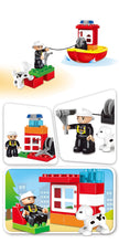 Load image into Gallery viewer, 19Pcs Big Size Building Blocks City Fire Boat Large