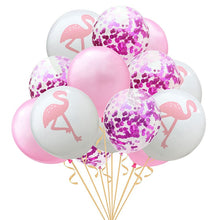 Load image into Gallery viewer, Unicorn Flamingo Party Supplies Confetti Latex Balloons - Combo 5 Units