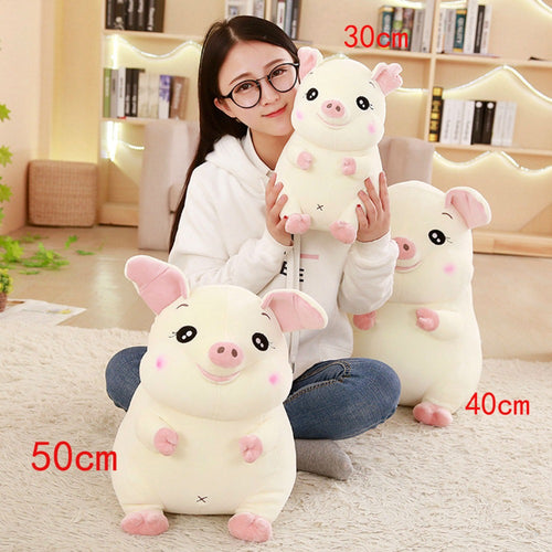 30-40-50 Cm Soft Pink Pig Plush Toy