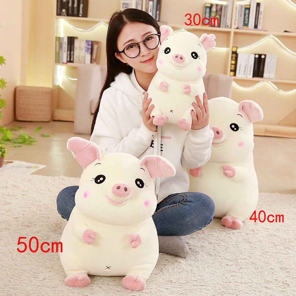 30-40-50 Cm Soft Pink Pig Plush Toy