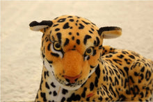 Load image into Gallery viewer, Ty Plush Animals Beanie Boos Large Leona Blue Leopard Plush Toys