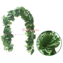 Load image into Gallery viewer, 2M Artificial Leaves Monstera Palm Tree Leaves For Events Summer Birthday Party