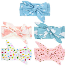 Load image into Gallery viewer, Cute Rabbit Ears Elastic Ch Bowknot Headband - Combo 5 Units