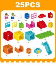 Load image into Gallery viewer, 25Pcs Big Blocks Playground Slide The Slide Compatible Duplo Large Building Blocks