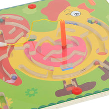 Load image into Gallery viewer, 2 In 1 Magnetic Beads Labyrinths Wooden Puzzle