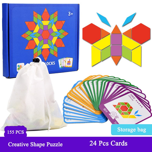 155 Pcs Creative Puzzle Games Educational Toys