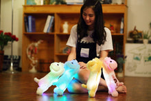 Load image into Gallery viewer, Colorful Glowing Led Light Plush Dog - Combo 4Different Colors - 35 Cm