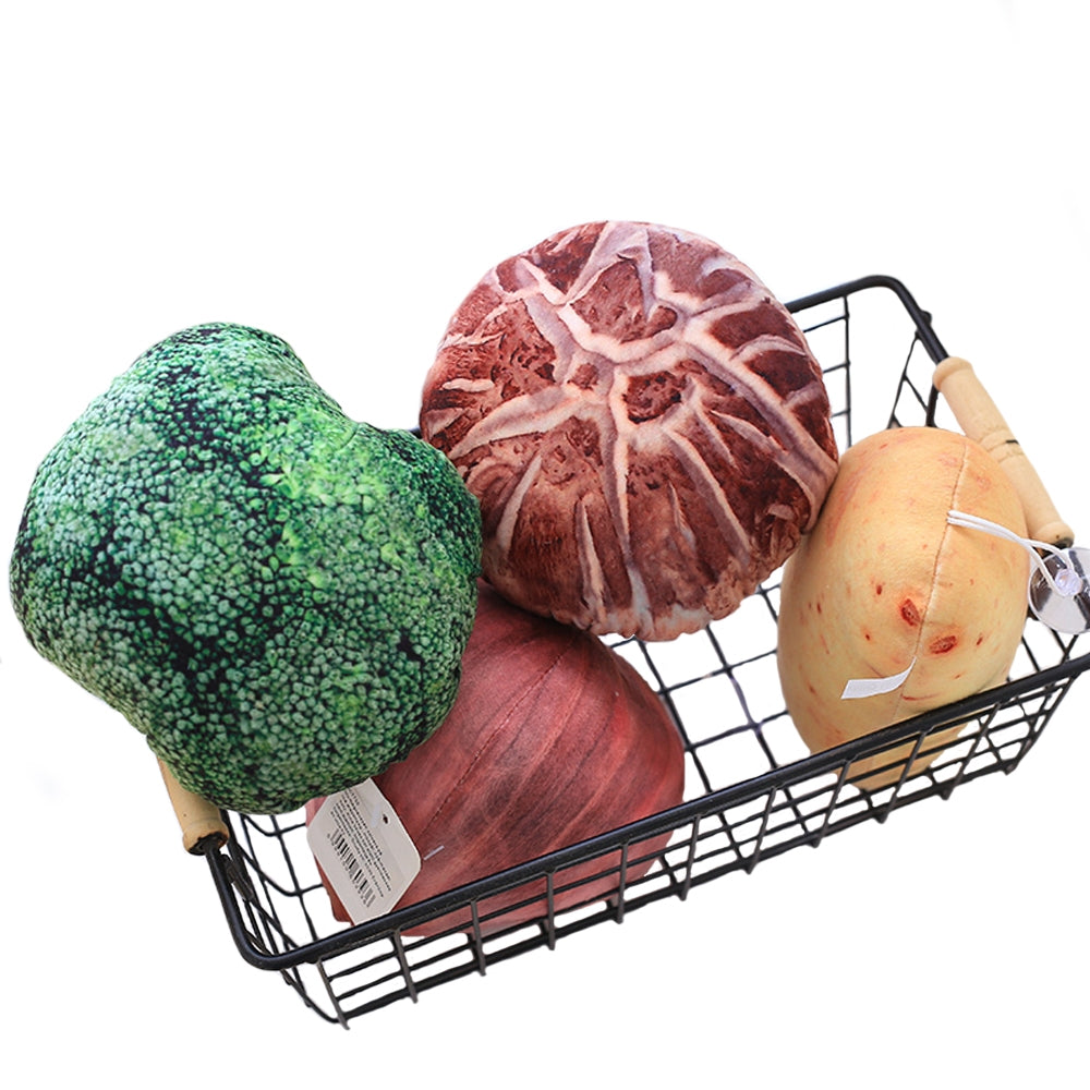 Vegetables Stuffed Toys - Combo Onion/ Patato/ Broccoli/ Mushroom
