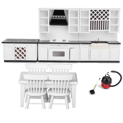 1.12 Dollhouse Kitchen Furniture Cabinet Vacuum Cleaner Table