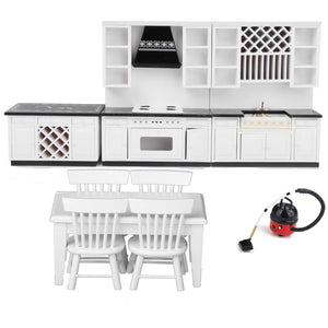 1.12 Dollhouse Kitchen Furniture Cabinet Vacuum Cleaner Table